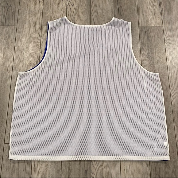 Under Armour Double Reversible Basketball Jersey Men's *XL Blue/White Mesh Tank - Picture 7 of 12